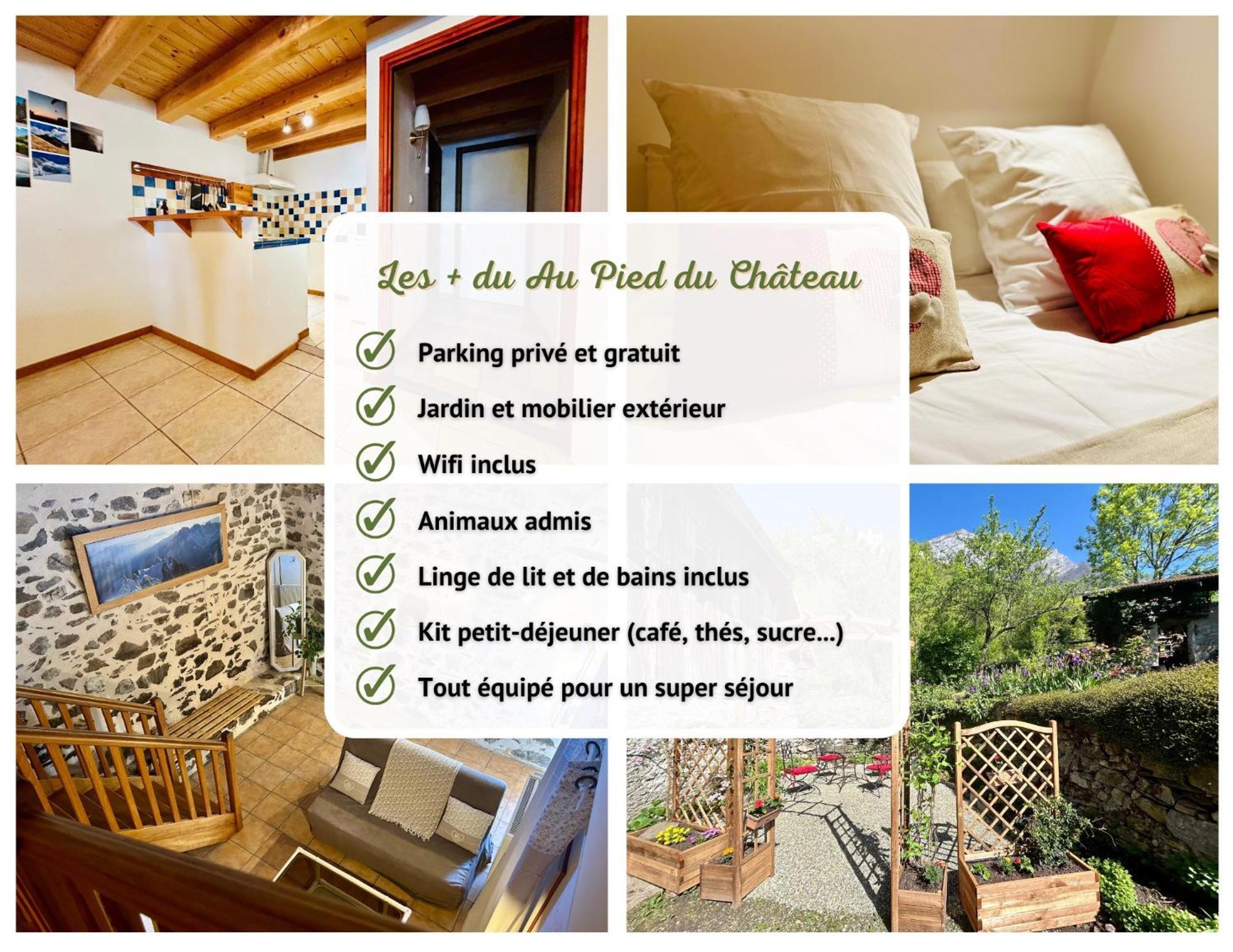 Au Pied Du Chateau- Parking Wifi Jardin - Clg Savoie Freterive Exterior photo
